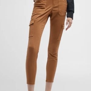 Spanx | Stretch Twill Ankle Cargo Pants | size XS petite